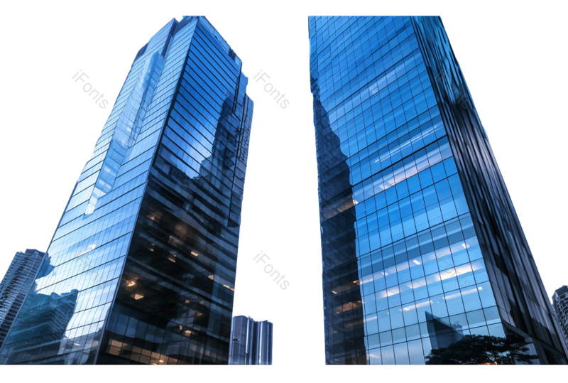 科技图片,天空元素,公司PNG,高楼大厦免抠素材